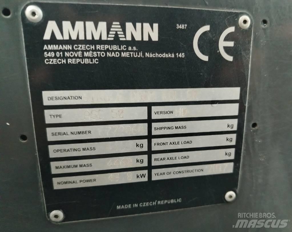 Ammann ASC 50 Tek tamburlu silindirler