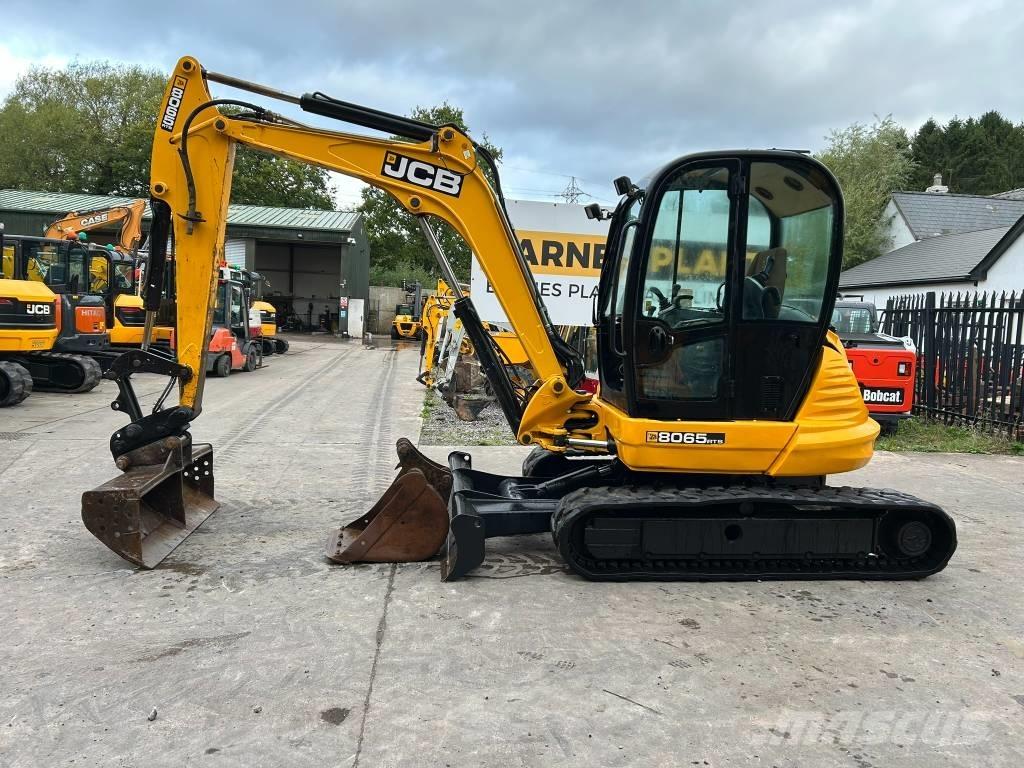JCB 8065 RTS Mini ekskavatörler, 7 tona dek