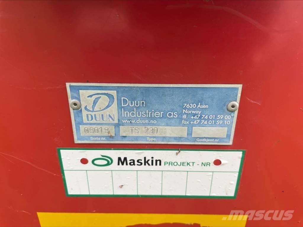Duun TS 230 Kar küreme biçaklari