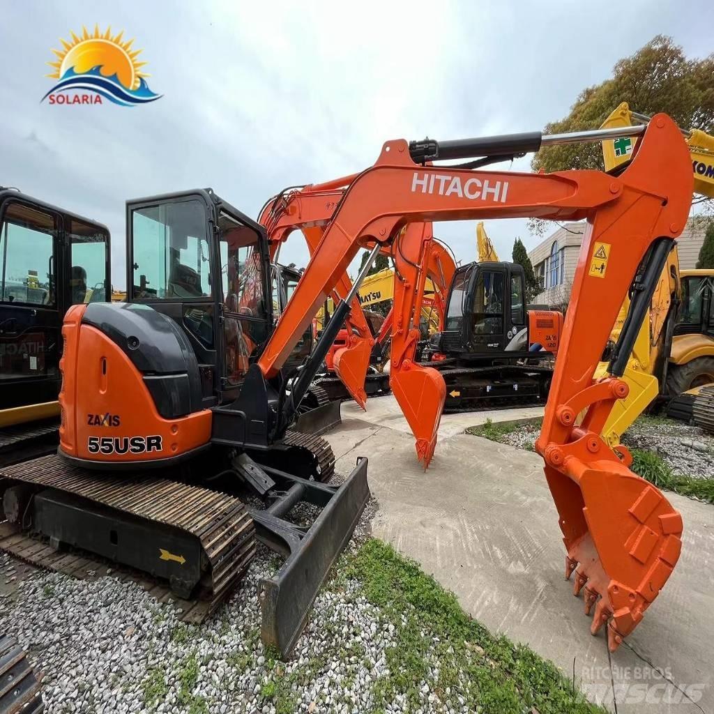 Hitachi zx55USR Mini ekskavatörler, 7 tona dek
