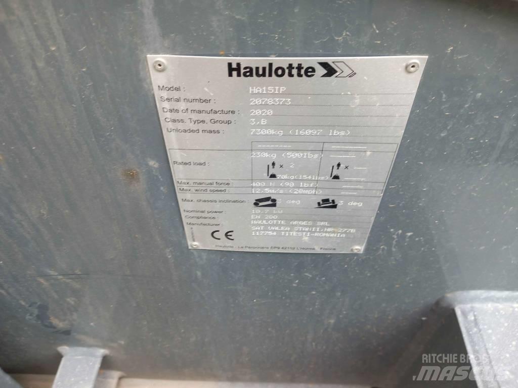 Haulotte HA 15 IP Körüklü personel platformları