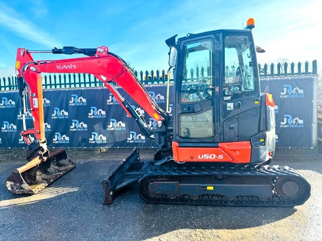Kubota U50-5 Mini ekskavatörler, 7 tona dek