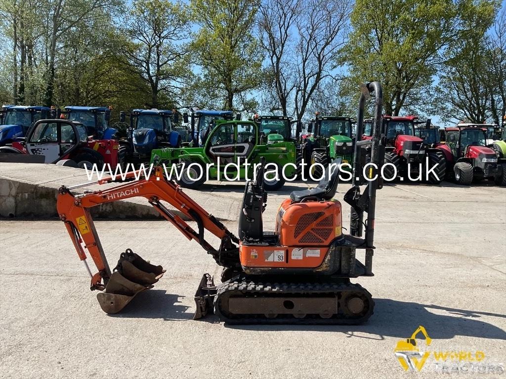 Hitachi ZX 10U Mini ekskavatörler, 7 tona dek