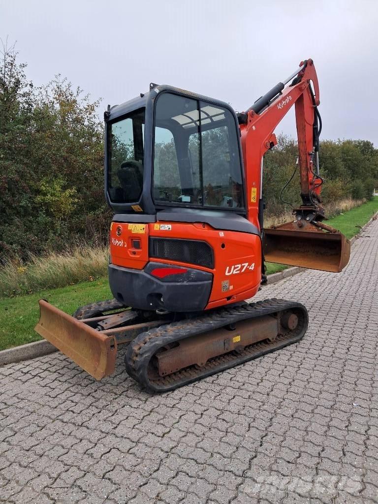 Kubota U27-4 GL HI Mini ekskavatörler, 7 tona dek