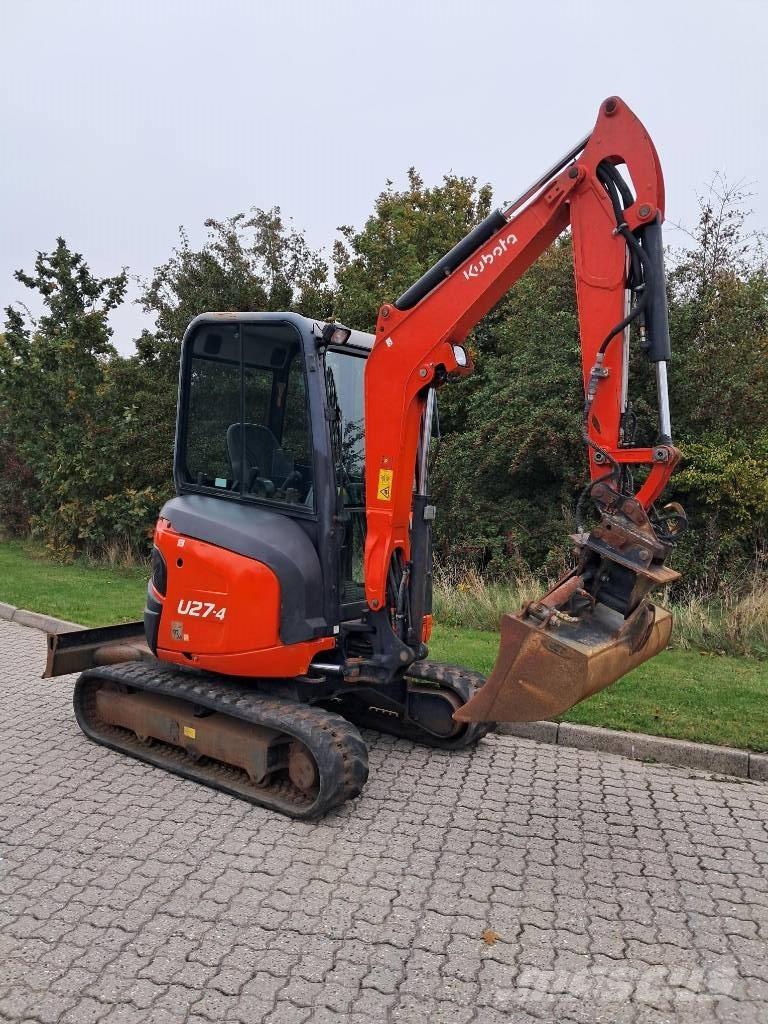 Kubota U27-4 GL HI Mini ekskavatörler, 7 tona dek