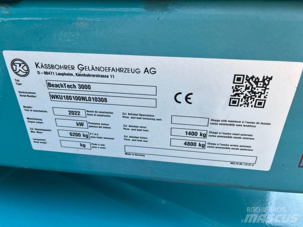  Beachtech 3000 Sahil temizleme ekipmanları