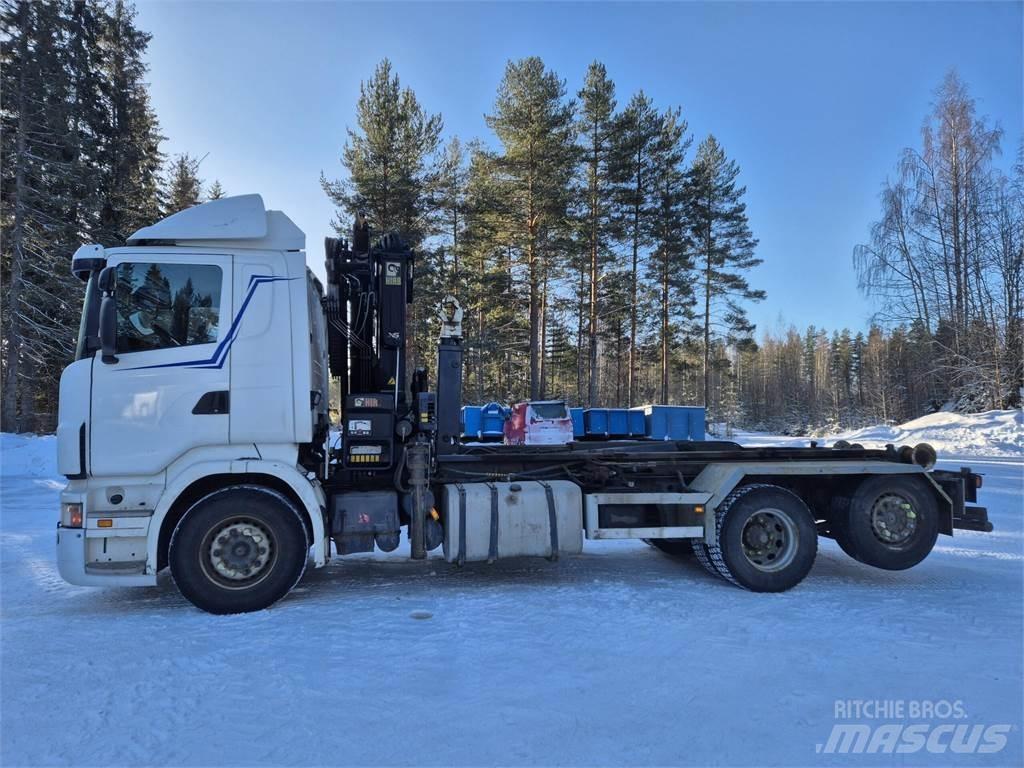 Scania R420 Araç üzeri vinçler