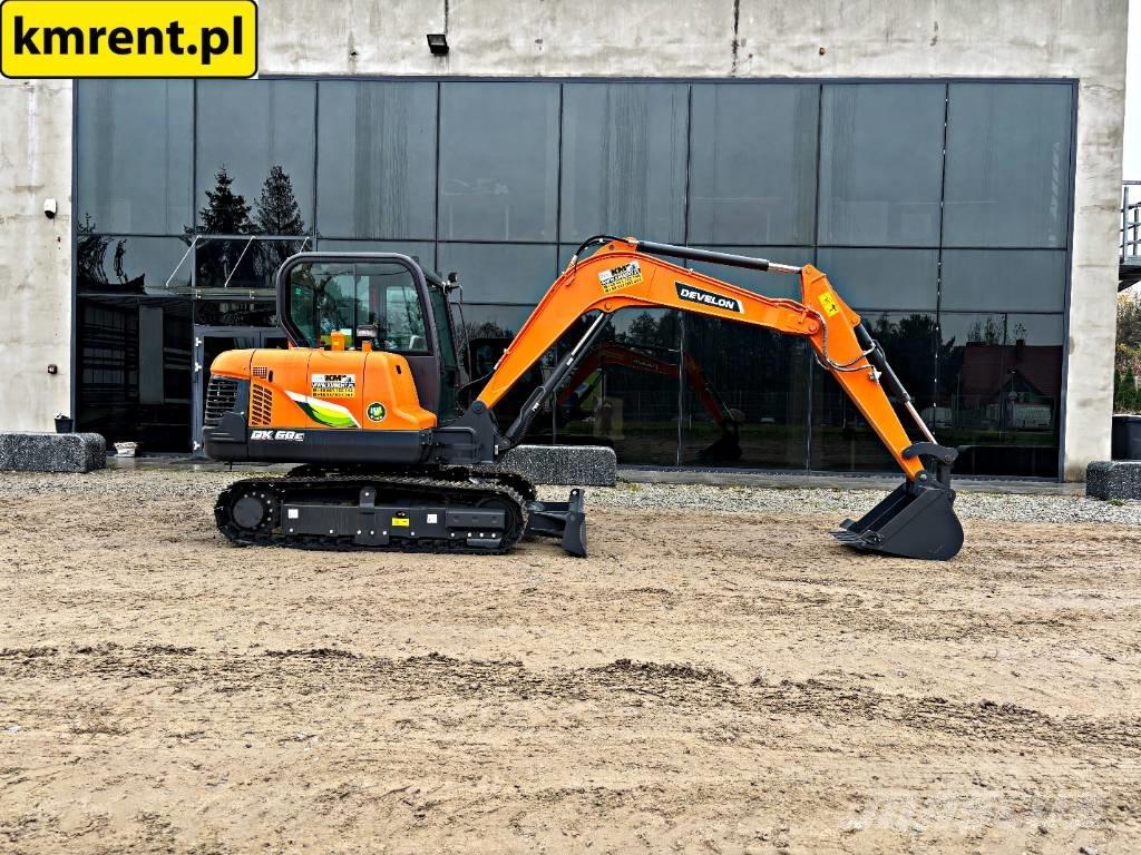 Develon DX 60 E-10 N Mini ekskavatörler, 7 tona dek