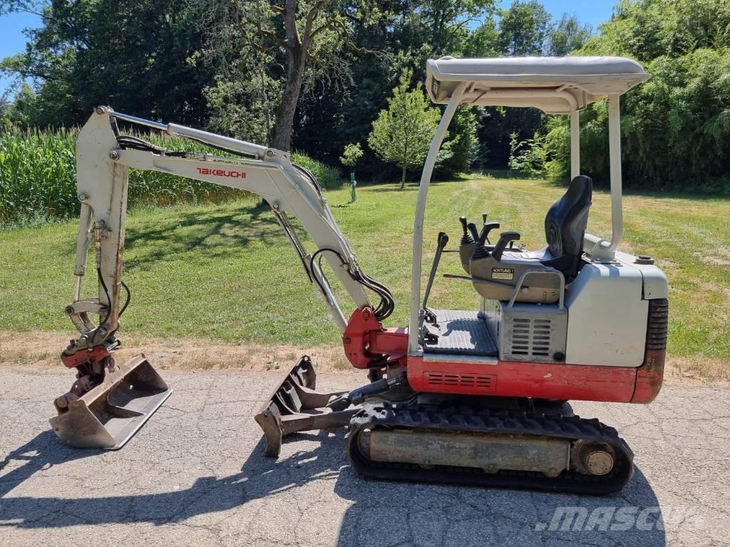Takeuchi TB 016 Mini ekskavatörler, 7 tona dek