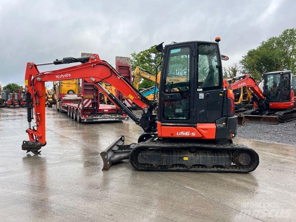Kubota U 56-5 Mini ekskavatörler, 7 tona dek