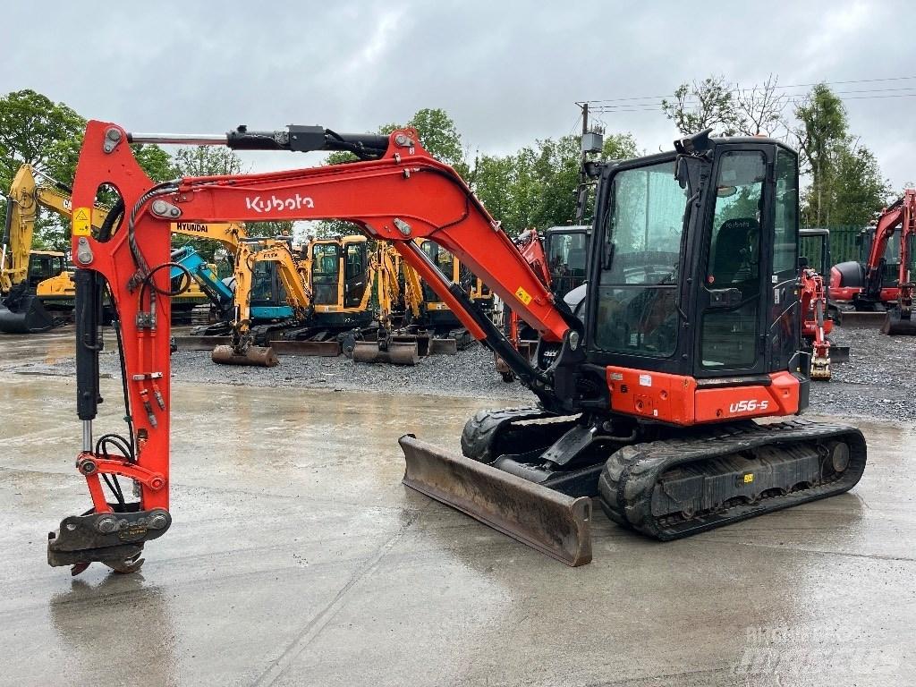 Kubota U 56-5 Mini ekskavatörler, 7 tona dek