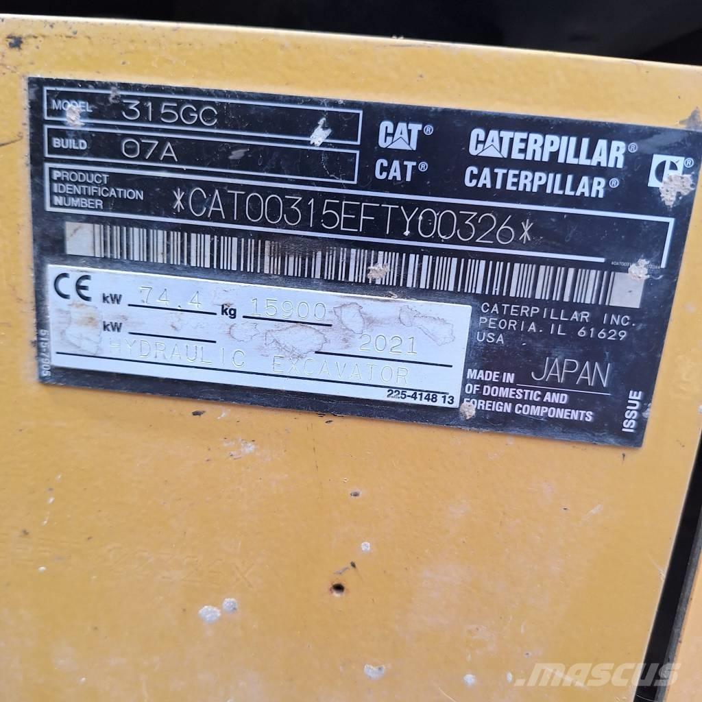 CAT 315 Paletli ekskavatörler