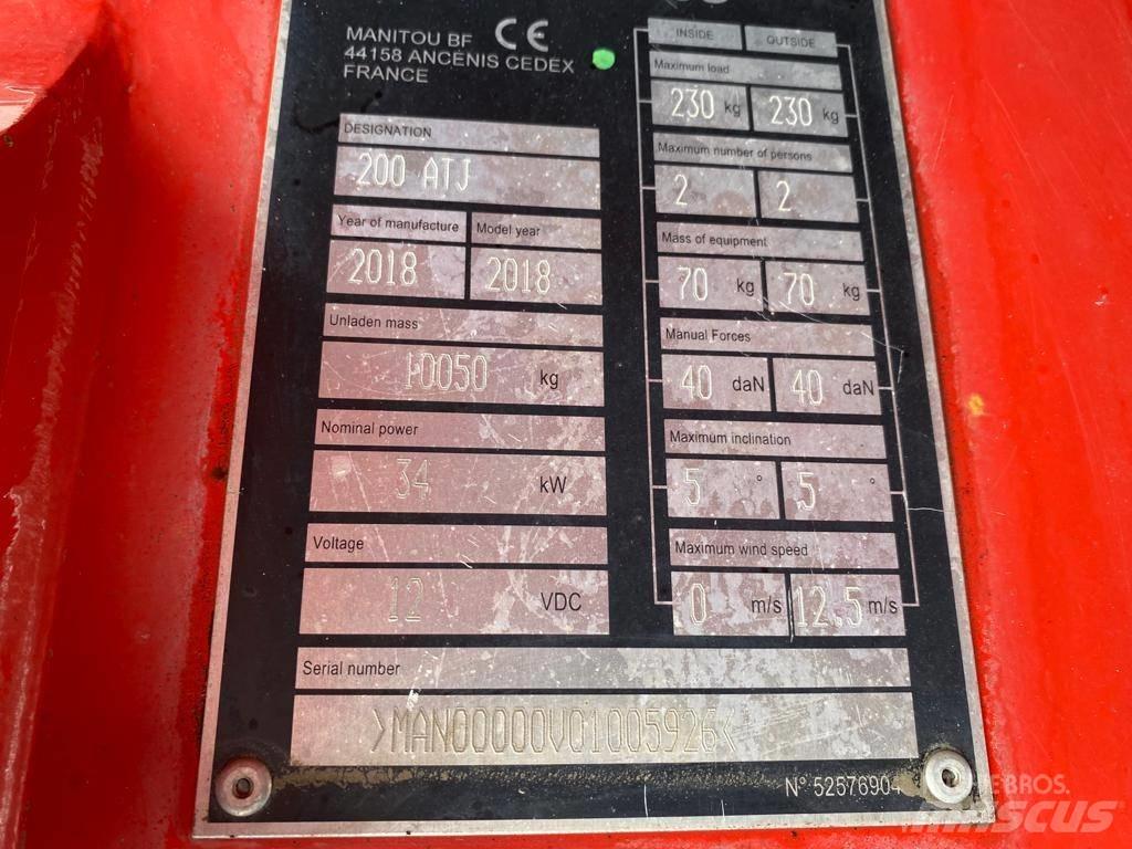 Manitou 200 ATJ Körüklü personel platformları