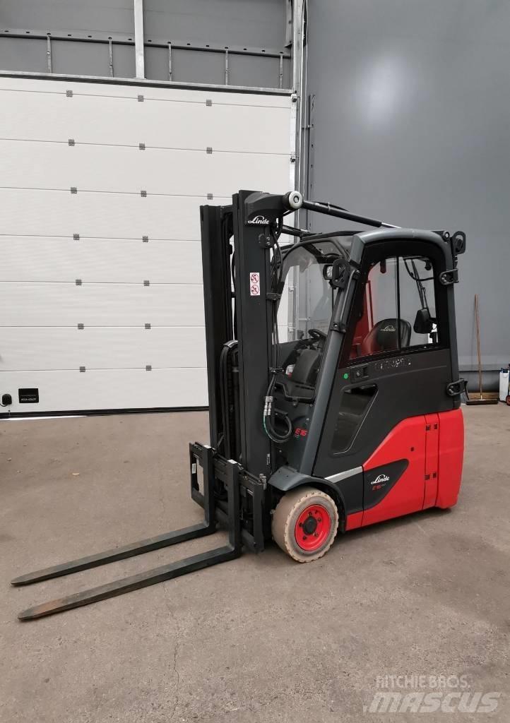 Linde E16C-02 Elektrikli forkliftler