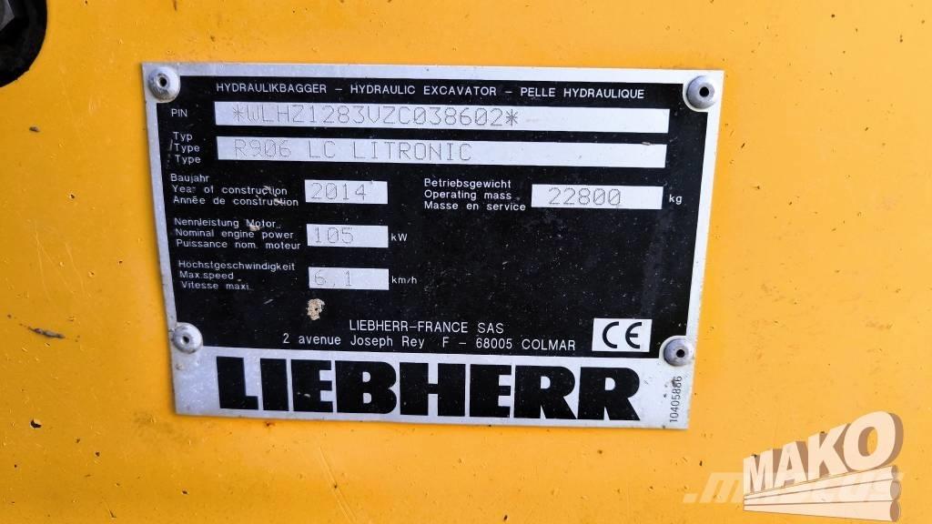 Liebherr R 906 LC Paletli ekskavatörler