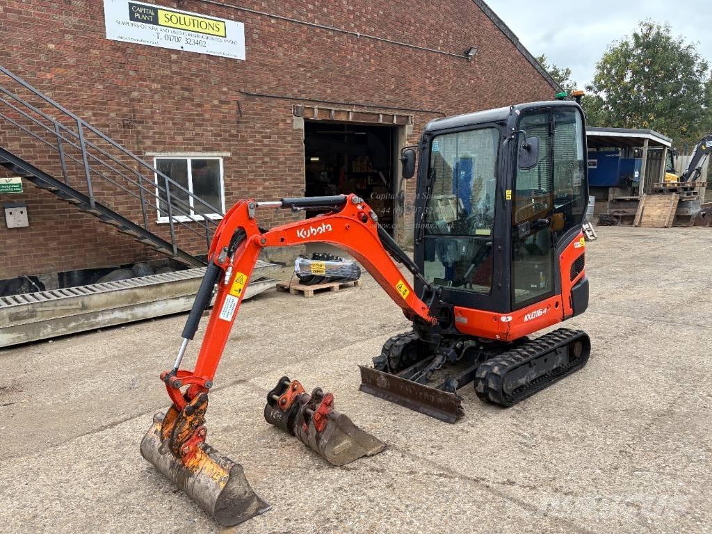 Kubota KX 016-4 Mini ekskavatörler, 7 tona dek