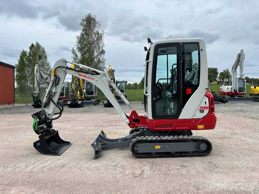 Takeuchi TB320 Mini ekskavatörler, 7 tona dek
