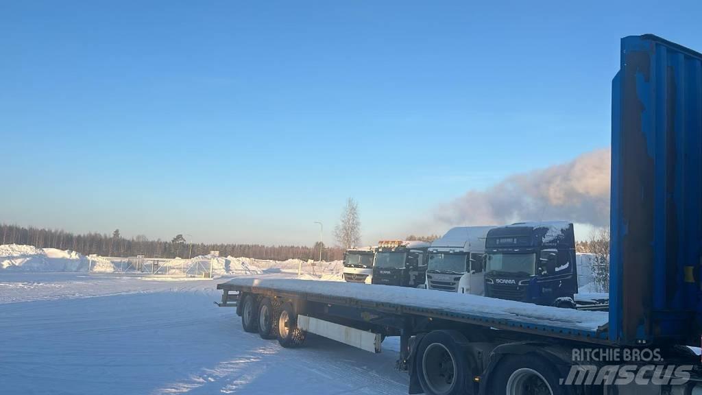 Krone Puoliperävaunu Flatbed çekiciler
