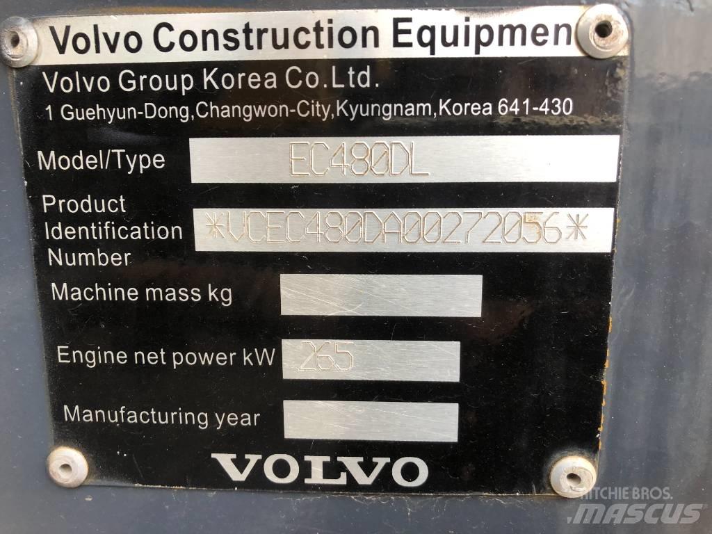 Volvo EC 480 Paletli ekskavatörler