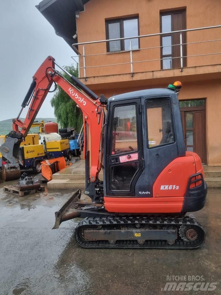 Kubota KX 61 Mini ekskavatörler, 7 tona dek