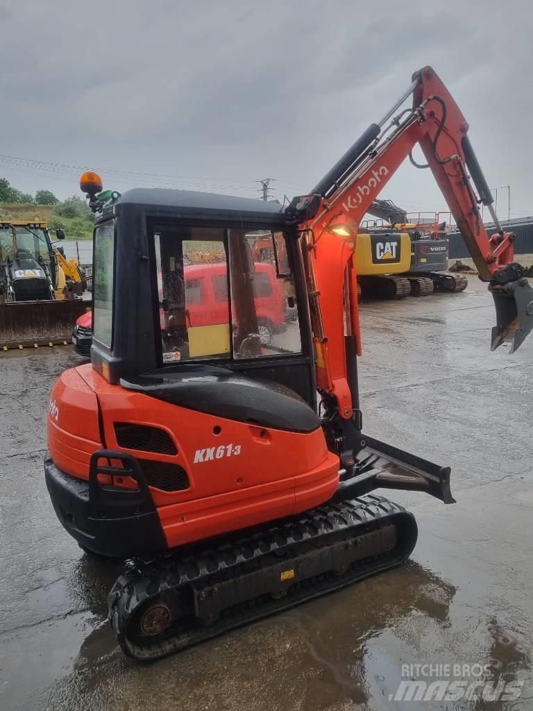 Kubota KX 61 Mini ekskavatörler, 7 tona dek