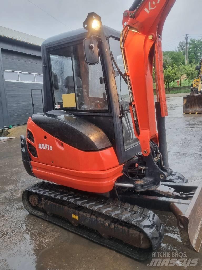 Kubota KX 61 Mini ekskavatörler, 7 tona dek