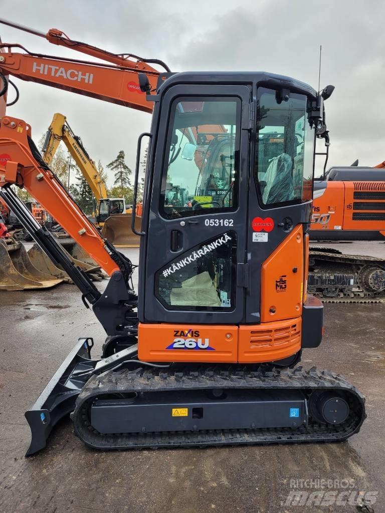 Hitachi ZX 26 U-6 Mini ekskavatörler, 7 tona dek