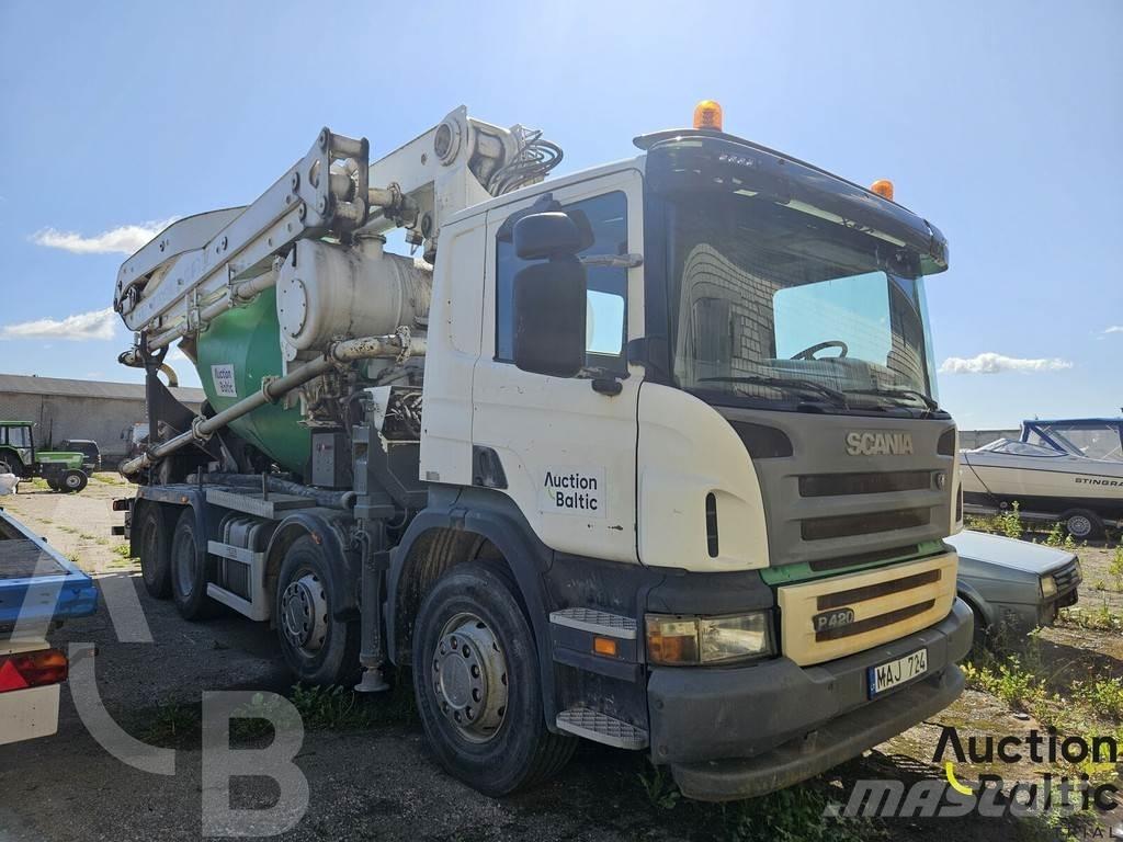 Scania P 420 Beton pompaları