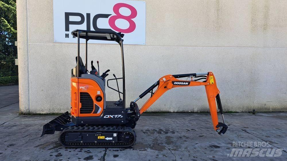 Develon DX 17 Z-7 Mini ekskavatörler, 7 tona dek