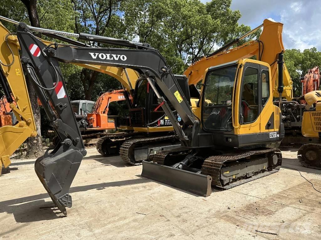 Volvo EC55B Mini ekskavatörler, 7 tona dek
