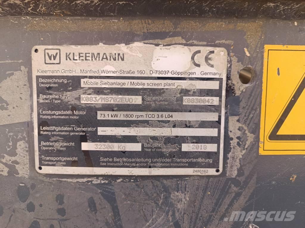 Kleemann MS 702 Evo Gezer eleyiciler