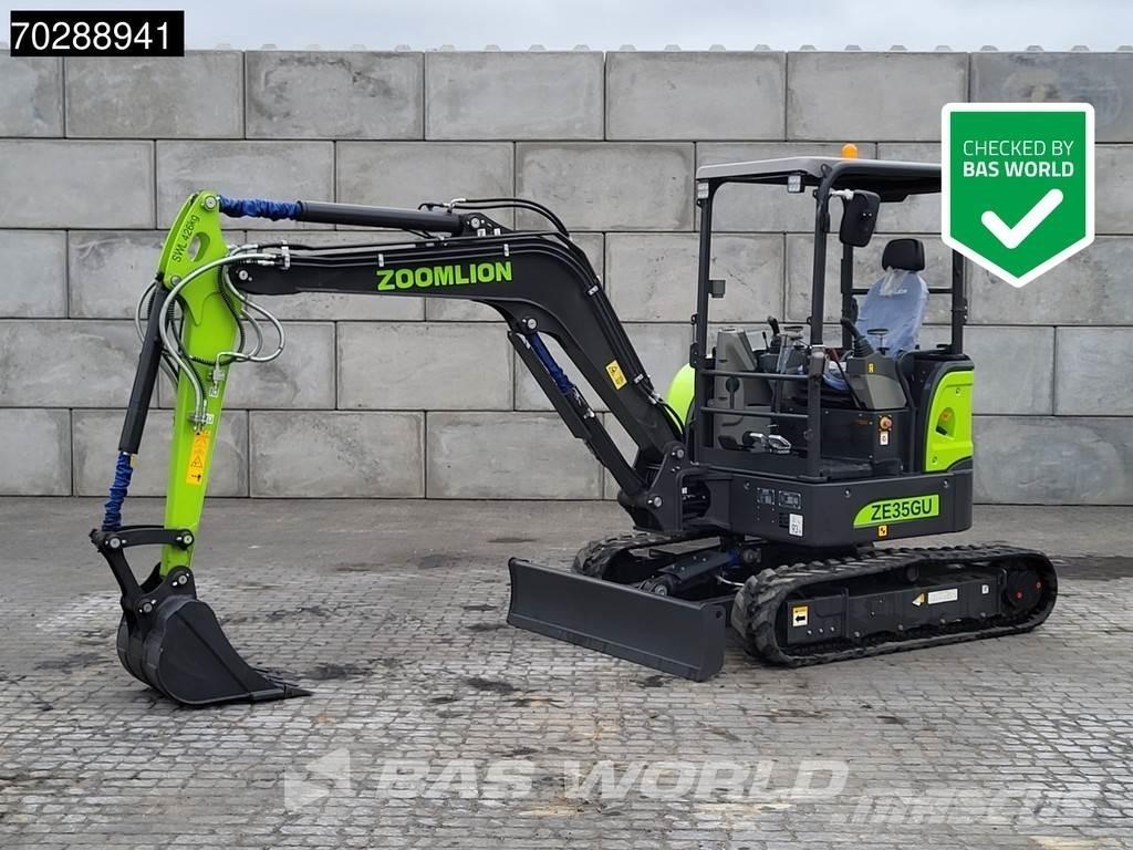 Zoomlion ZE35 GU Mini ekskavatörler, 7 tona dek