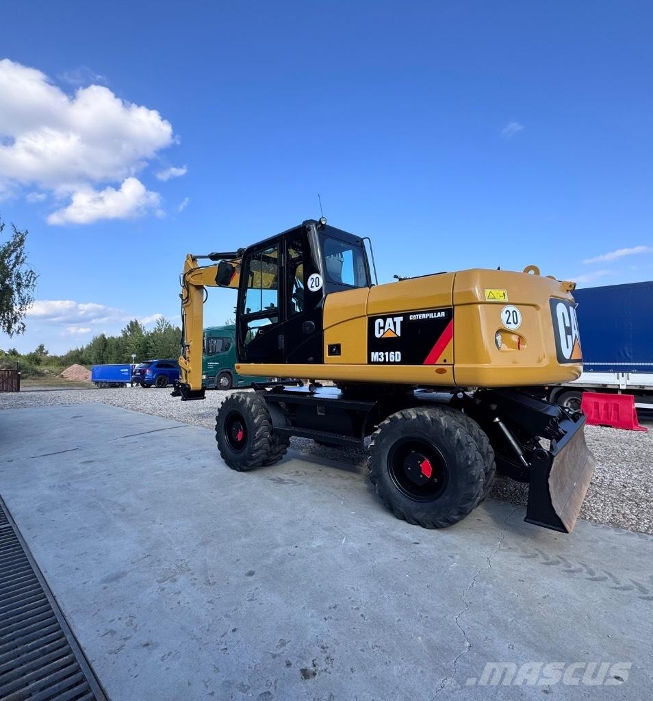 CAT 316 D Lastik tekerli ekskavatörler