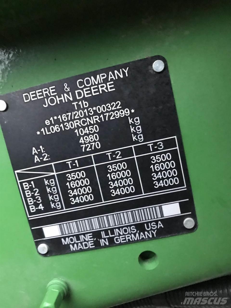 John Deere 6R 130 Traktörler