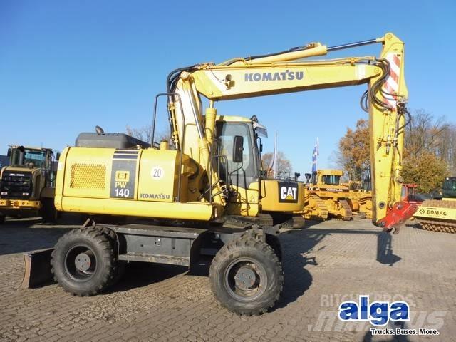 Komatsu PW 140-7 Lastik tekerli ekskavatörler