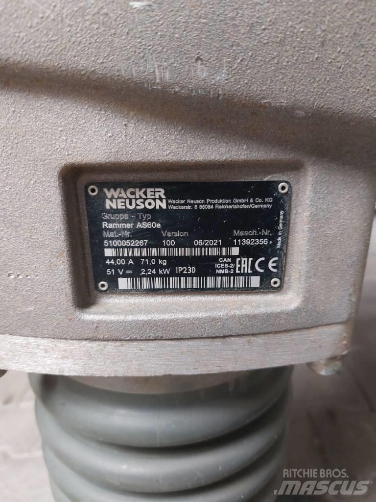 Wacker Neuson AS60e Sıkıştırma tokmakları