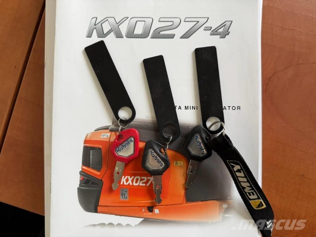 Kubota KX 027-4 Mini ekskavatörler, 7 tona dek