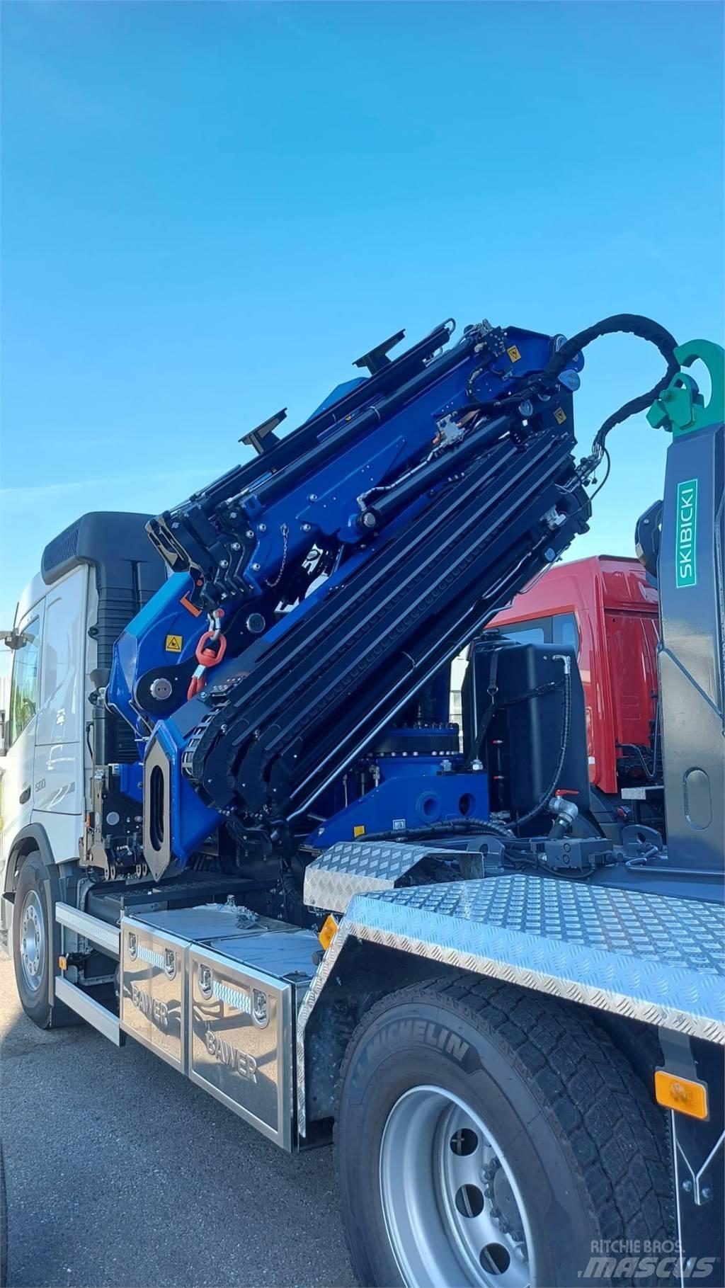 Volvo FM 500 8X4 Araç üzeri vinçler