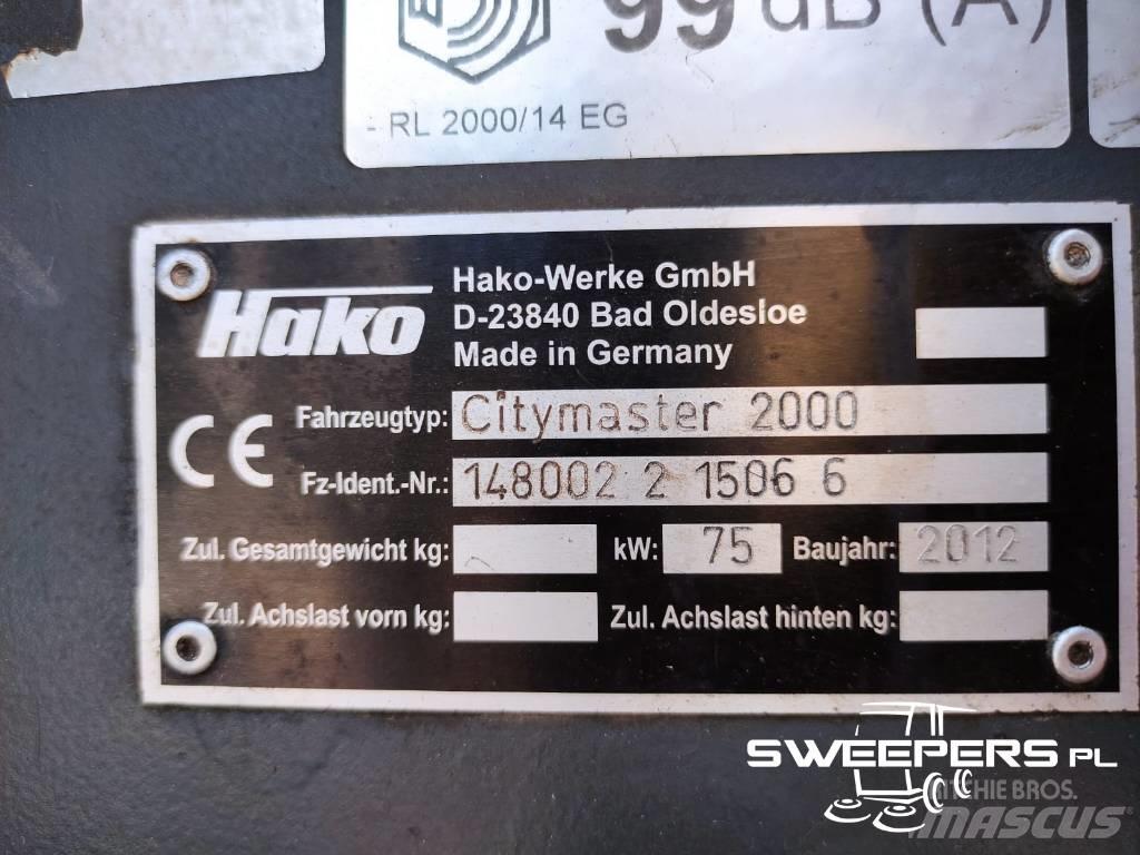 Hako Citymaster 2000 Cadde süpürücüler