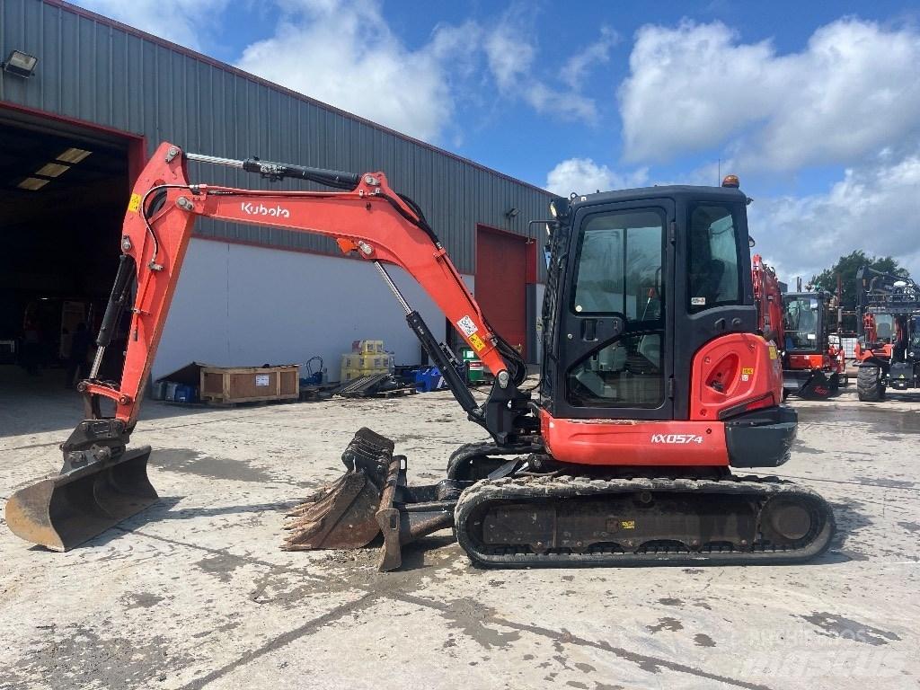 Kubota KX 057-4 Mini ekskavatörler, 7 tona dek