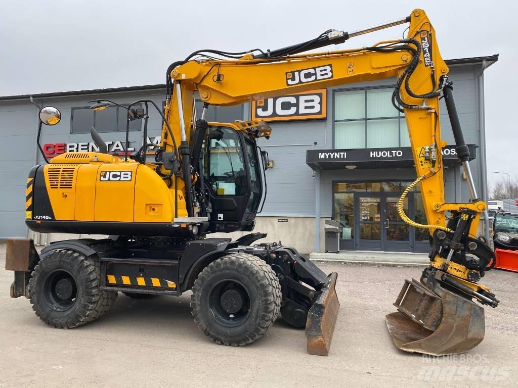 JCB JS145W TAB T4F Lastik tekerli ekskavatörler