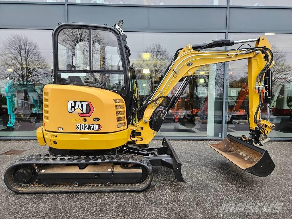 CAT 302.7 D CR Mini ekskavatörler, 7 tona dek
