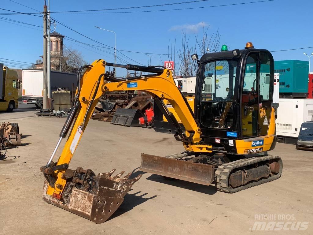 JCB 8026 CTS Mini ekskavatörler, 7 tona dek