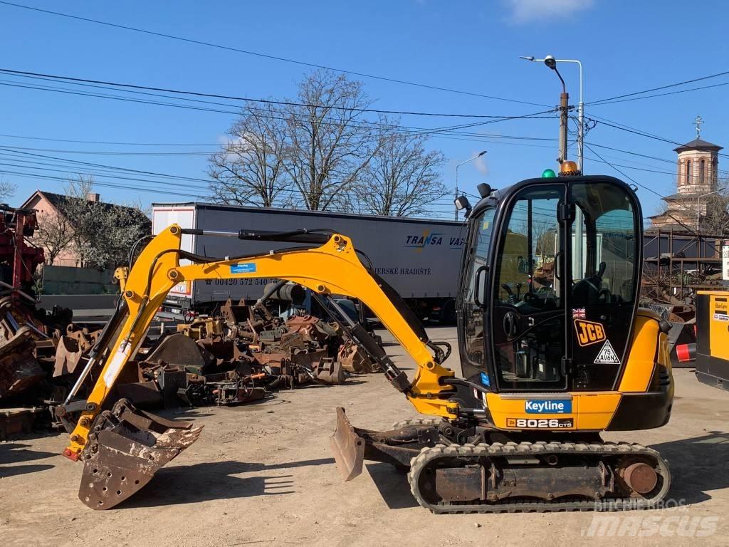 JCB 8026 CTS Mini ekskavatörler, 7 tona dek