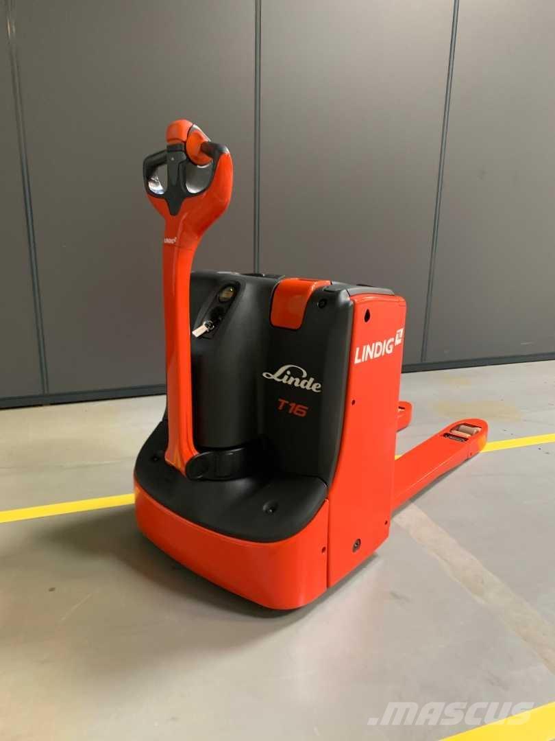 Linde T16 Yaya kumandali istif makinasi