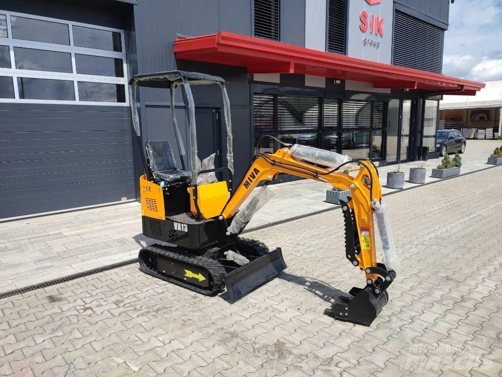 Miva VA13 Mini ekskavatörler, 7 tona dek