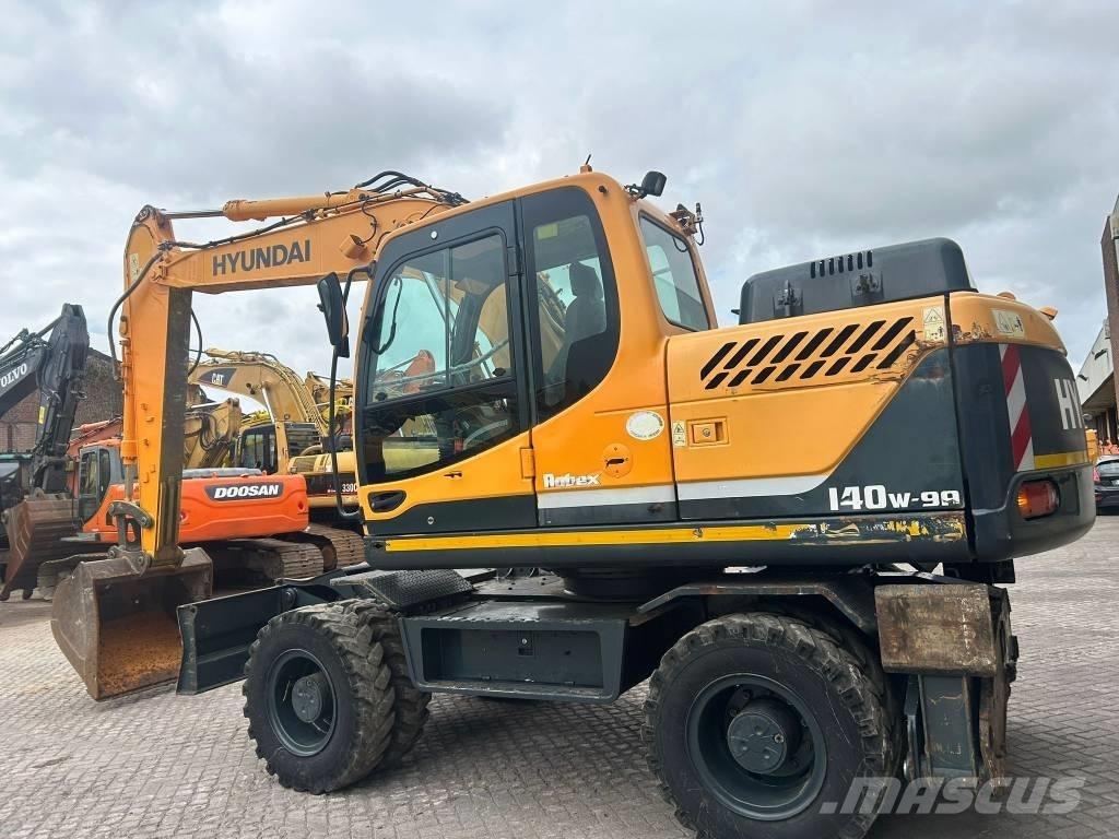 Hyundai 140W-9A Lastik tekerli ekskavatörler