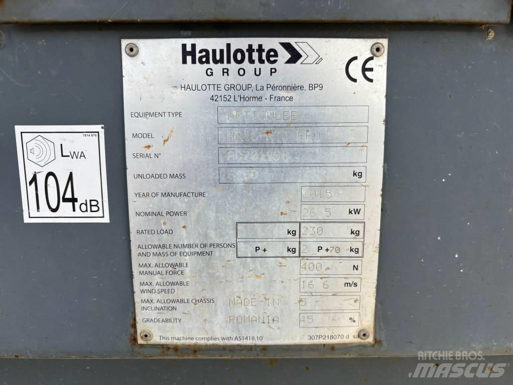 Haulotte HA 16 Körüklü personel platformları