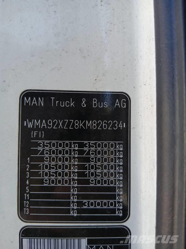 MAN TGX 35.580 Araç tasiyicilar