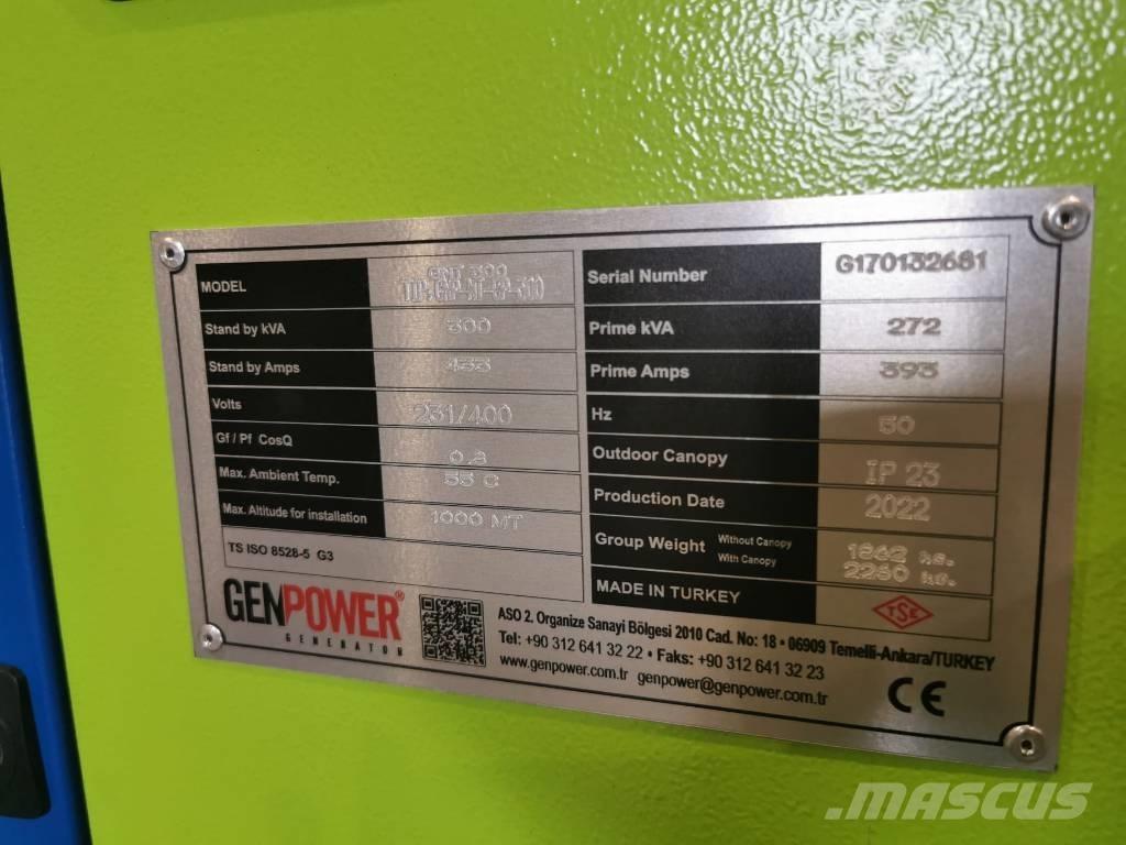 Genpower GNT 300 Dizel Jeneratörler